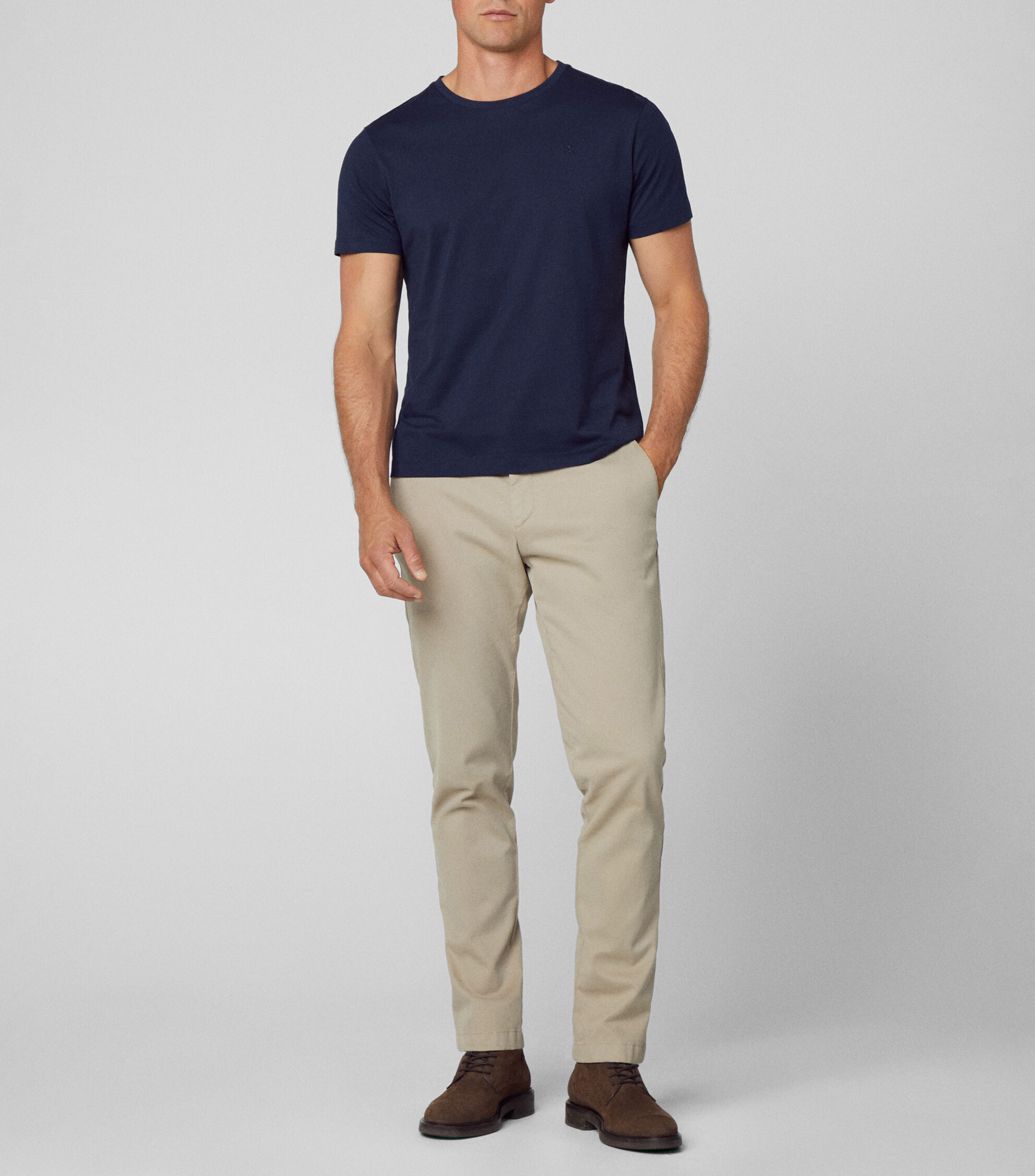 Playera cuello redondo manga corta Hombre